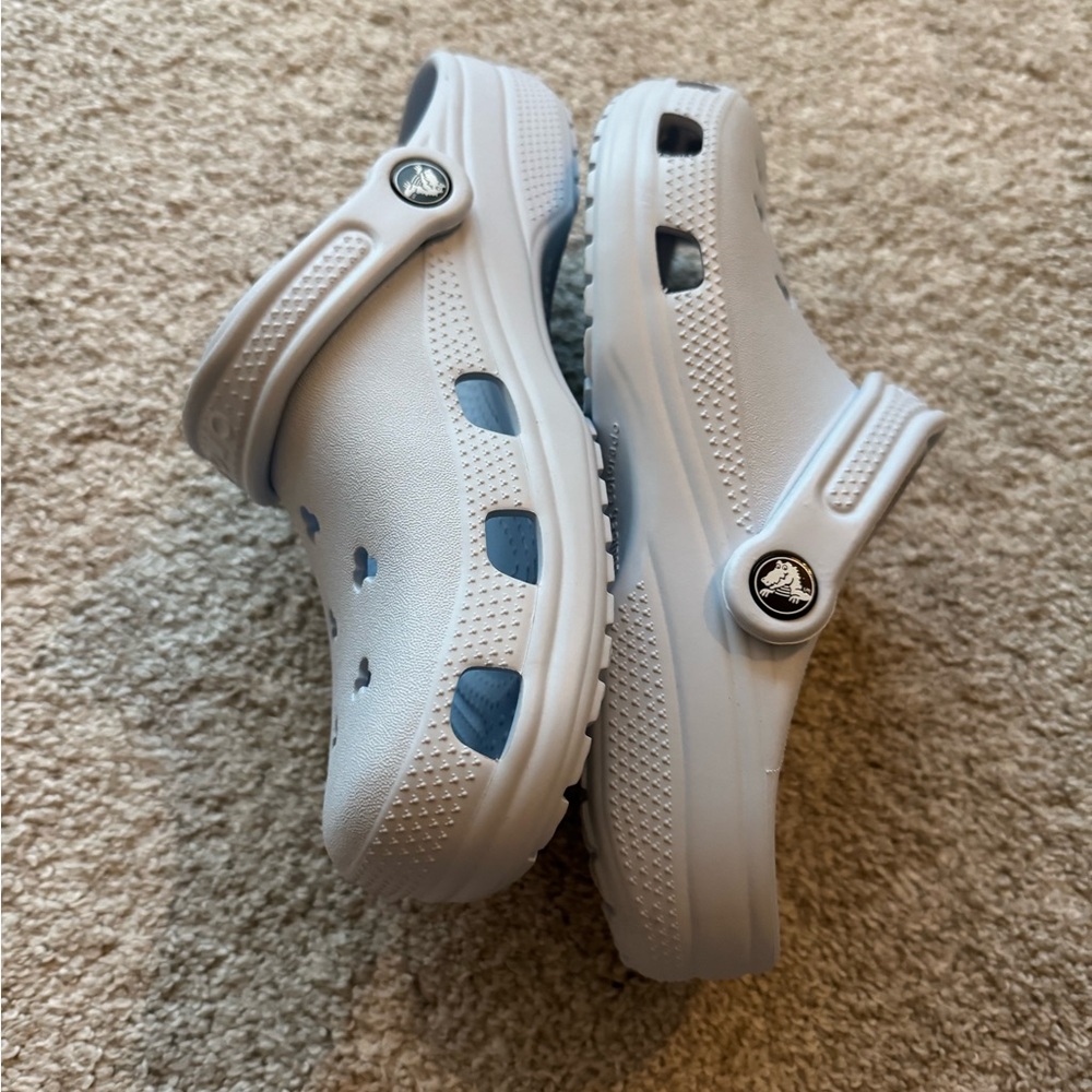 CROCS Women's Slip-On Slippers - Light Blue - Picture 5 of 5